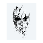 Gebrochene Maske INKON DE
