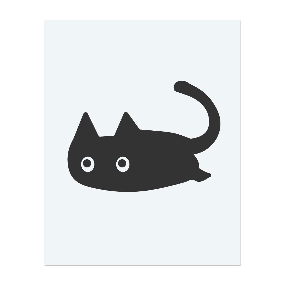Verspielte Katzensilhouette INKON DE