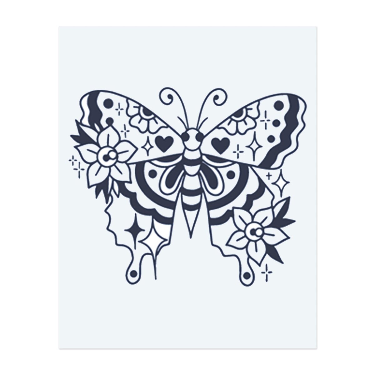 Zarter Schmetterling INKON DE